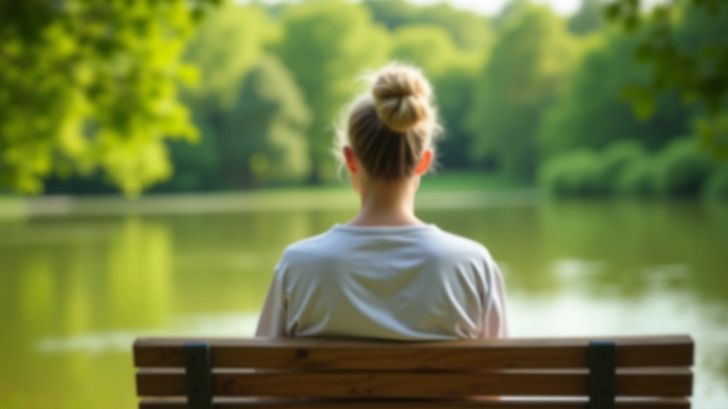 Moters sėdimos nugaromis prie ežero, meditacija, žalias gamtos fonas, rami nuotaika